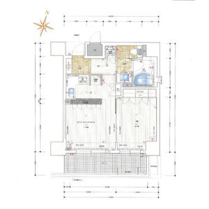 リーガル京町堀の間取り図