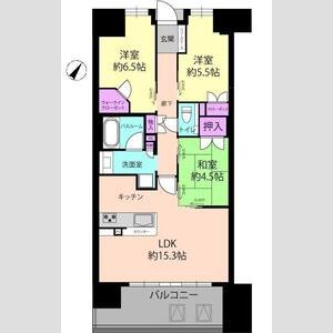 ワコーレ神戸三宮トラッドタワーの間取り図