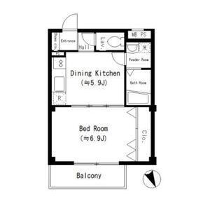MKコート立花の間取り図