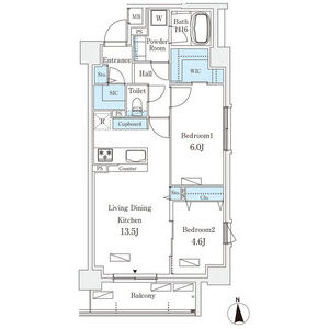 STANDZ西院の間取り図