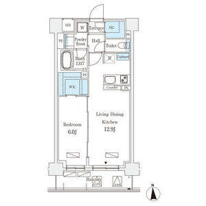 STANDZ西院の間取り図