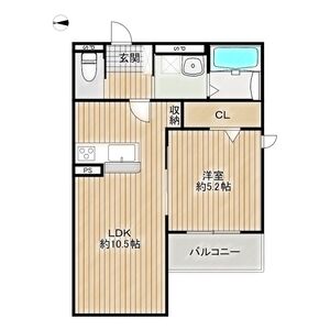 カリーナコートの間取り図