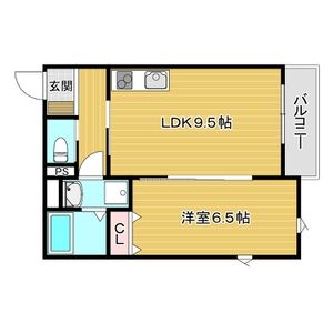 シャトーライフ蛍池の間取り図