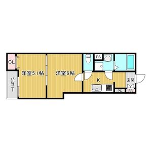 Lino久宝寺の間取り図