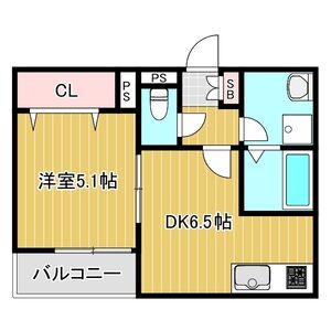 Lino久宝寺の間取り図