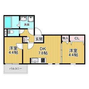 リオグランデ金田の間取り図