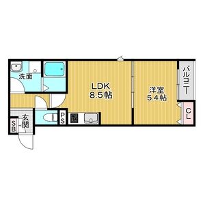 ランドレーヴ常光寺の間取り図