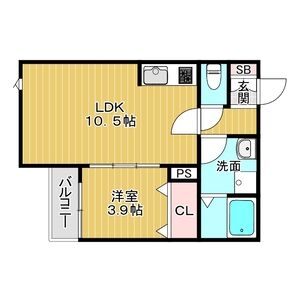 ランドレーヴ常光寺の間取り図