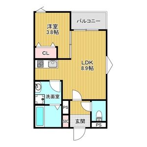 (仮称)La-Crea守口セレーナの間取り図