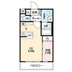 エストゥルース京都IIの間取り図