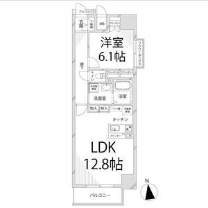 キャッスルコート博労町の間取り図