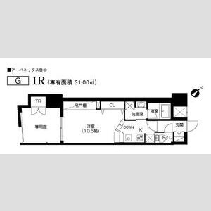 アーバネックス豊中の間取り図
