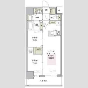 アーバネックス南森町WESTの間取り図