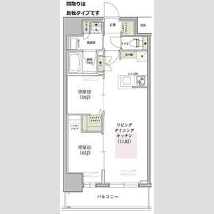 アーバネックス南森町WESTの間取り図