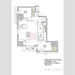 アーバネックス北堀江1丁目の間取り図