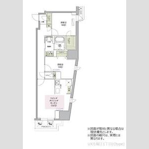 アーバネックス北堀江1丁目の間取り図