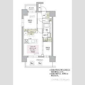 アーバネックス南堀江IIの間取り図