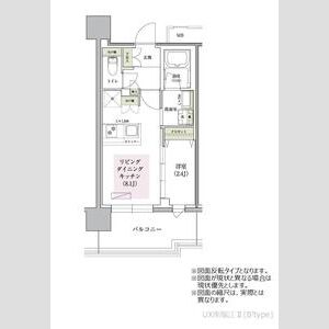 アーバネックス南堀江IIの間取り図