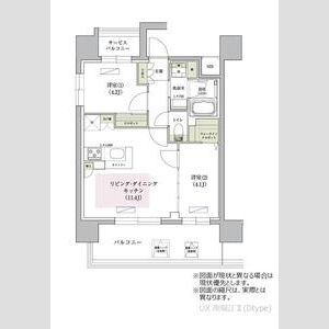 アーバネックス南堀江IIの間取り図