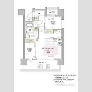 アーバネックス南堀江IIの間取り図