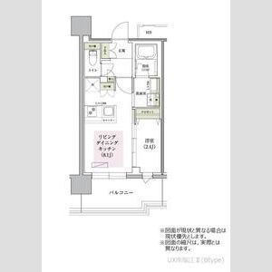 アーバネックス南堀江IIの間取り図