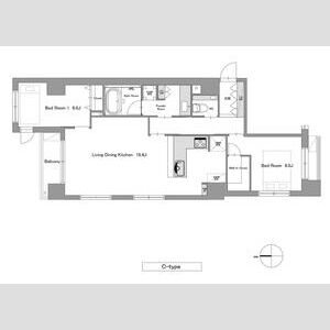 GRAN LUXE御所南の間取り図
