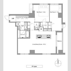 GRAN LUXE御所南の間取り図