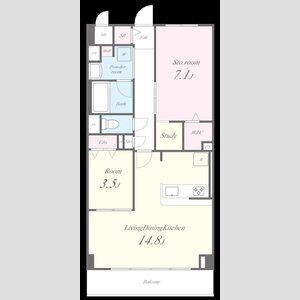ホープ ファミリアの間取り図