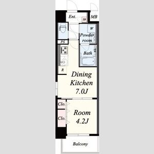 ベラルーチェ十三の間取り図