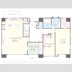 セイワパレス玉造の間取り図