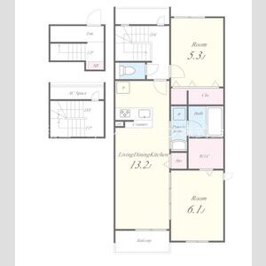 アーサー住之江の間取り図