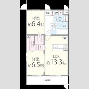 メゾン錦IIの間取り図