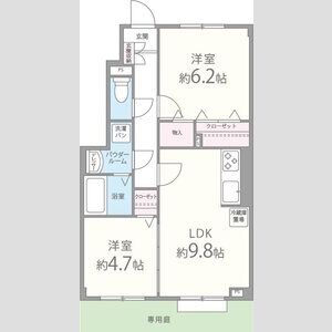 ミリオン志紀の間取り図