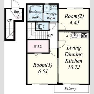 cherir上泉の間取り図