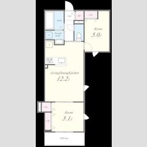 キルシュ元町の間取り図