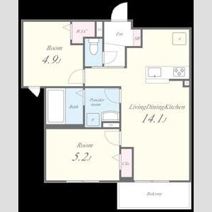 キルシュ元町の間取り図