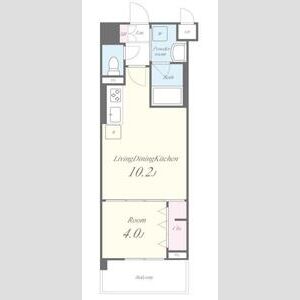 LaCASA江坂の間取り図