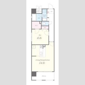 Ocean松屋町の間取り図