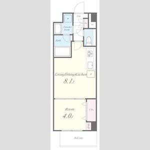 グランディア梅田ノースの間取り図