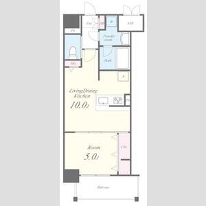 グランパシフィック今里Luxeの間取り図