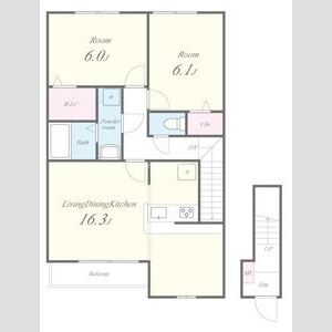 ベルドミール(羽曳野)の間取り図