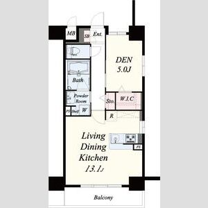 フェンテ・一条の間取り図