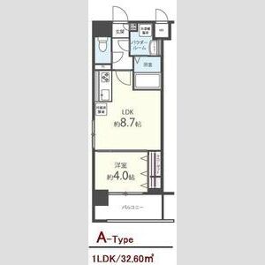 レユシール(中央区)の間取り図