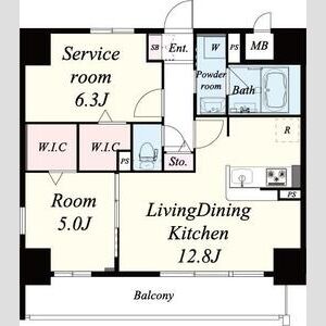 ハナミズキ福島の間取り図