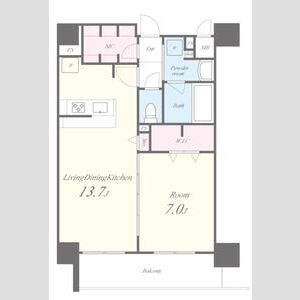 セファ上本町の間取り図