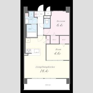 フェンテ・イーストIIの間取り図
