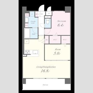 フェンテ・イーストIIの間取り図