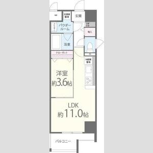 ポローニア立花通りの間取り図