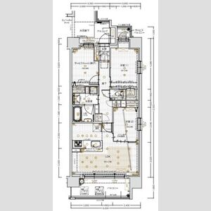 エスリード箕面船場阪大前の間取り図