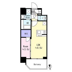 エスリード大阪城EASTの間取り図